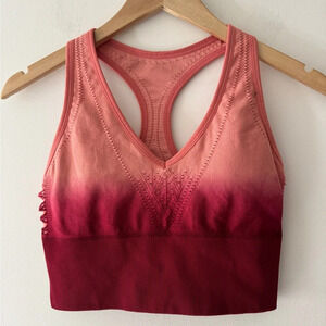 PINK Sport Sports Bra - Pink and Red Ombré